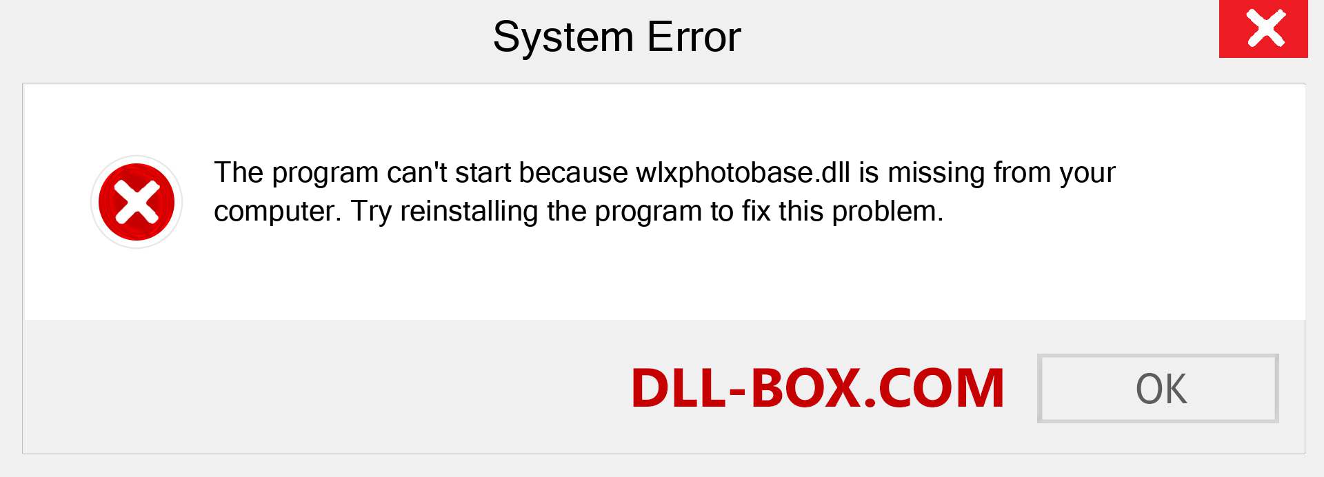  wlxphotobase.dll file is missing?. Download for Windows 7, 8, 10 - Fix  wlxphotobase dll Missing Error on Windows, photos, images